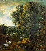 Landscape with a Horseman in a Clearing Corneille Huysmans